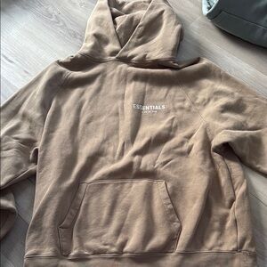 Essentials Tan Hoodie for Men